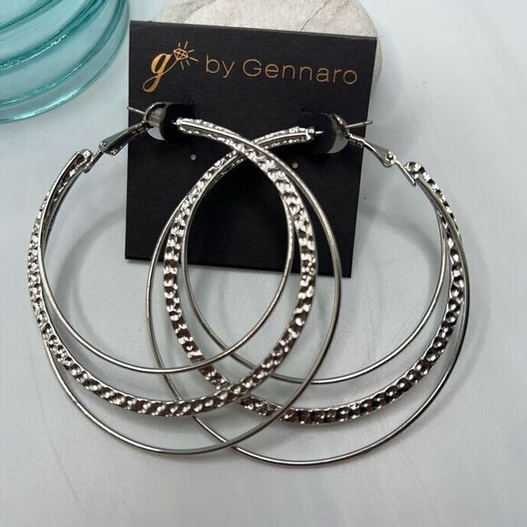 G by Gennaro Hoop Earrings $16ea / 3 for $25 - Picture 8 of 8